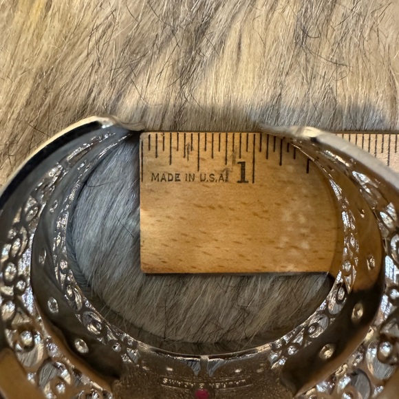 Lauren G Adams Elegant Silver Butterfly Cuff Bracelet - Picture 4 of 9